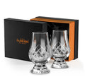 Cut Glencairn Glass Pair